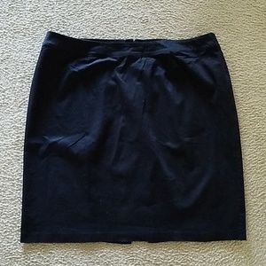 Ashley Stewart Black Straight Skirt 24W